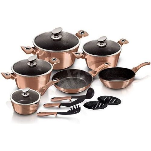 Topfset Satz Copper Metallic Line 15-teilig * TOP ROBUST QUALITY ALZ*