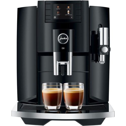JURA Kaffeemaschine D6 Piano Schwarz - einschließlich 2 Kg Kaffee