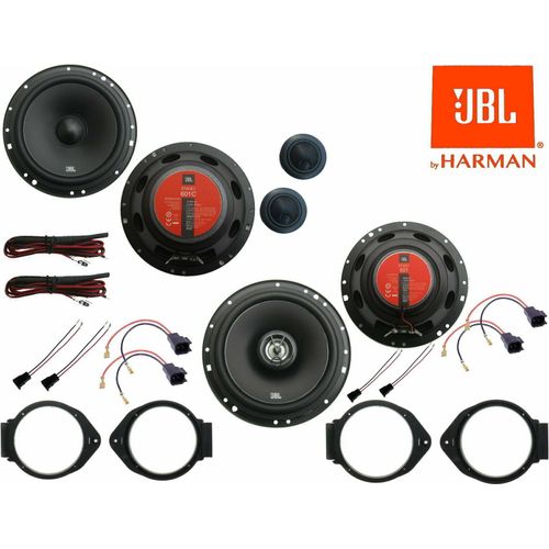 JBL Komplett Lautsprecher Einbau Set Tür vorn hinten passend für Opel Astra K ab 2015 Stage1