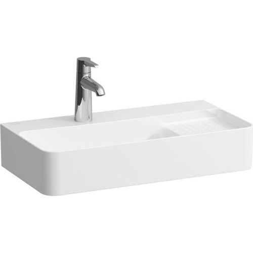 Laufen Val Wastafel 60x31x15,5 cm m/overloop 1 kraangat rechts Wit