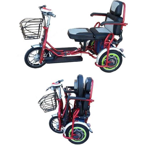 Reisemobil ZWEISITZER KLAPPRAD ElektroMobil ElektroScooter Faltbar SeniorenMobil