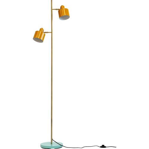 Stehlampe Stehleuchte Standleuchte standlampe Bodenlampe Leseleuchte Innenbeleuchtung Ocean Curry Messing Türkis