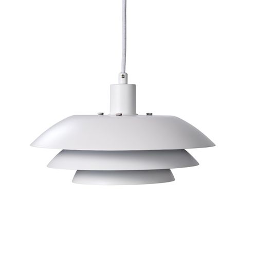 Pendelleuchte LED, Hängelampe, Deckenlampe Pendel, Pendellampe Esstisch, Pendelleuchte für Wohnzimmer, Skandinavische Design, DL31 weiß