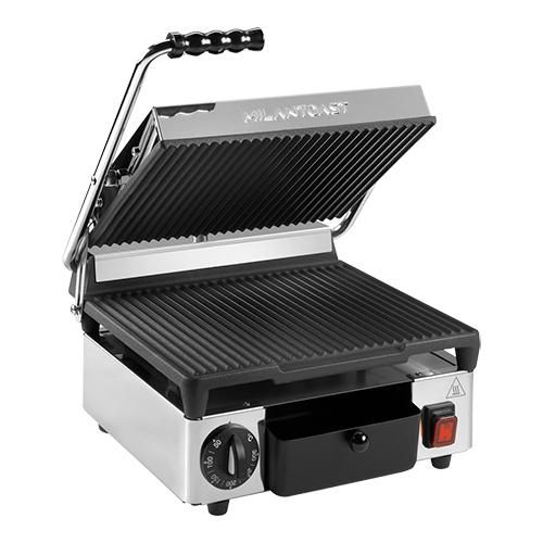 Milantoast Kontaktgrill elektrisch, Ausführung:beidseitig geriffelt