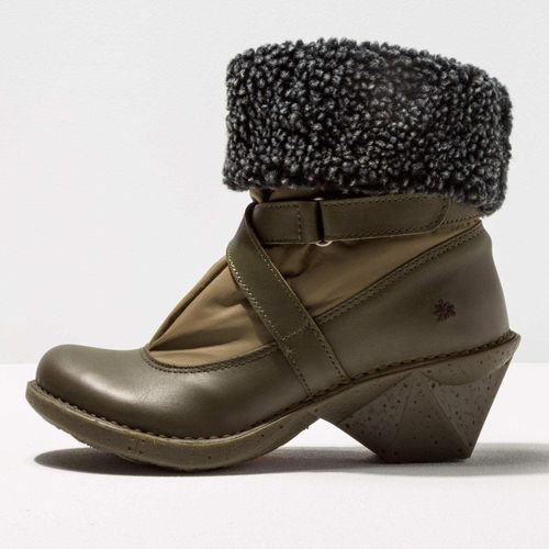 *art Schnürstiefel 1215 GRASS WAXED-NYLON KAKI/ OTEIZA Farbe Kaki