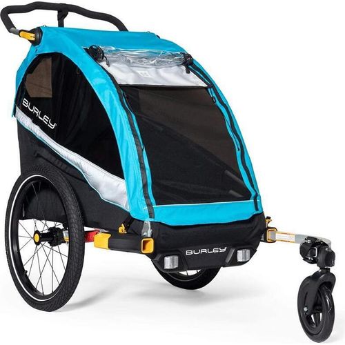 Burley D`Lite - Unisex Kinderanhänger für Erwachsene, Schwarz, Einheitsgröße