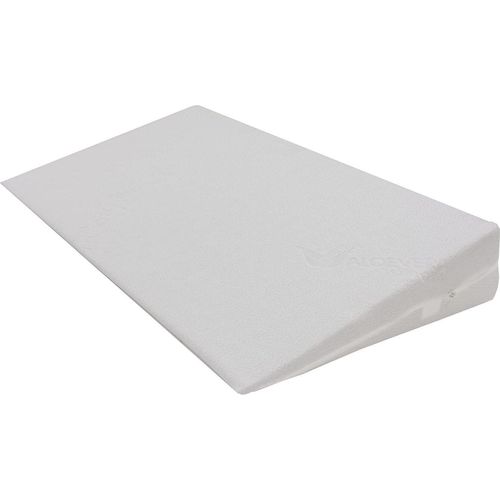 Dibapur© Keilkissen mit Aloe Vera Bezug (B 120 x T 50 x H 15 / 1cm) Matratzen Matratzenkeil Matratzenerhhung Hochlagerungskeil frs Bett Matratzen-Keil mit Doppeltuchbezug