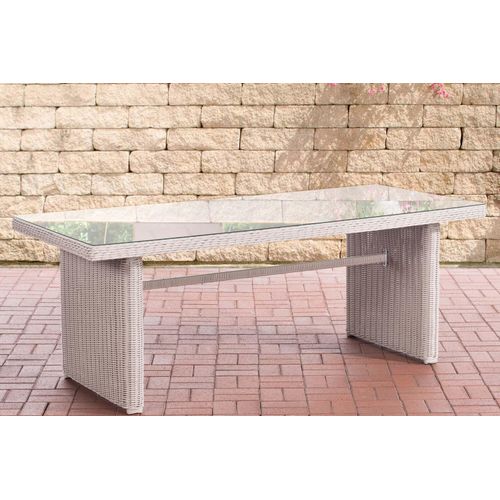 Tisch Fontana XL : Farbe - perlweiß