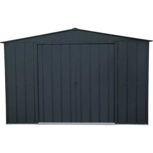 Gartenhaus aus Metall Top Shed 10' x 8' Duramax, 322 x 243 x 209 cm,Grau Anthrazit,von Ezooza