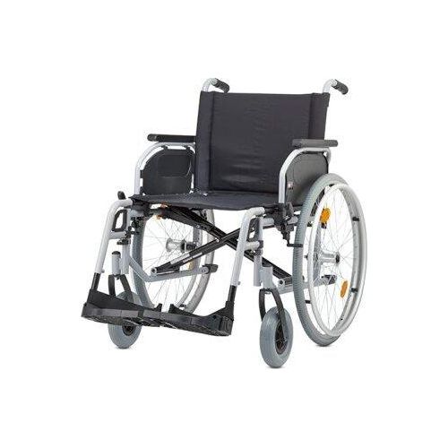 Rollstuhl S-ECO 300 XL,SB55,PU,Duo-Armlehnen,silber,