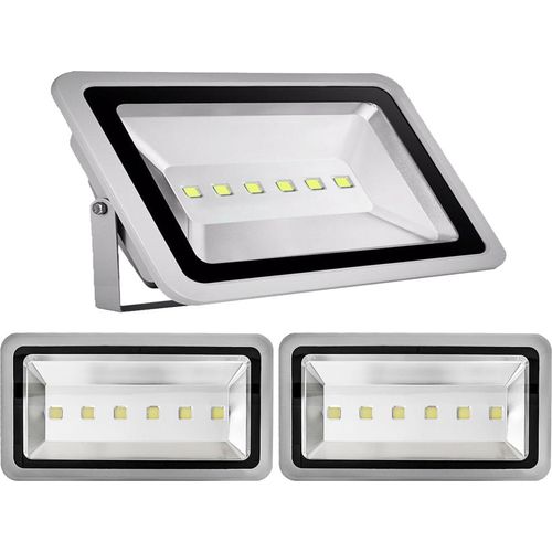 3pcs 300W LED Fluter Außen Strahler Flutlicht,Greenmigo Kaltweiß Wasserdicht IP65 Super Helles Sicherheitsbeleuchtung für Garten,Hof,Lager,Platz,Plakatwand