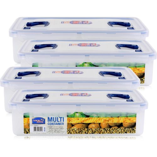 Lock&Lock HPL894 Frischhaltedose 10 Liter - Multibox (4er Pack)