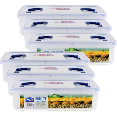 Lock&Lock HPL894 Frischhaltedose 10 Liter - Multibox (6er Pack)
