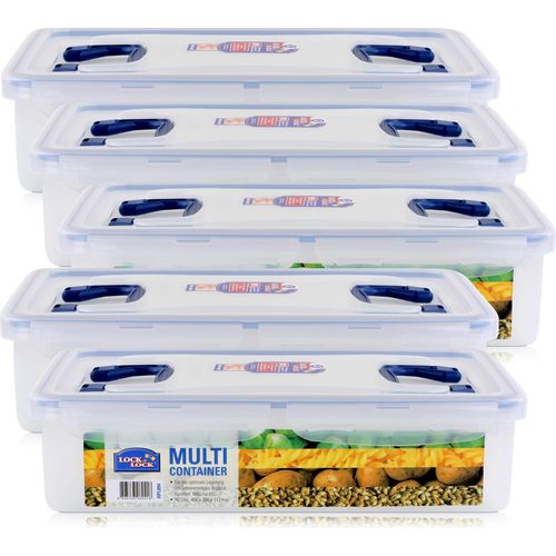 Lock&Lock HPL894 Frischhaltedose 10 Liter - Multibox (5er Pack)