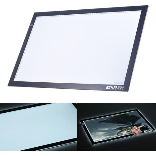 A2 LED Light Box Zeichnung Tracing Tracer Copy Board Tischplatte Panel Copyboard mit Memory Funktion Stufenlose Helligkeit Kontrolle für Künstler Animation Tattoo Sketching Architektur Kalligraphie Schablone