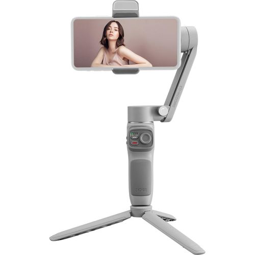 ZHIYUN SMOOTH-Q3 Handheld 3-Achsen Smartphone Gimbal Stabilizer Tragbares Telefon Vlog Gimbal max. 280 g Nutzlast Eingebaute Batterie-LED-Fuellleuchte unterstuetzt Gestensteuerung Ultra-Weitwinkel-Zoom SmartFollow-Panorama-Portraetmodus mit Ministativ