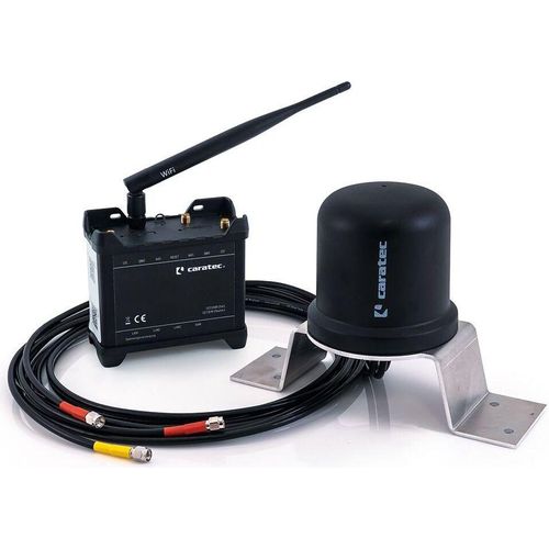 Caratec Electronics CET300R Caravaning-Routerset, Router und Antenne versch. Farbe: Schwarz