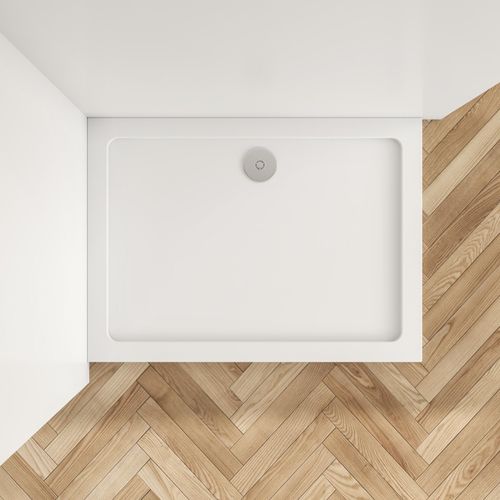 90x70x3cm Rechteck Duschtasse Kunststein Acrylbeschichtung Für Duschkabine Image