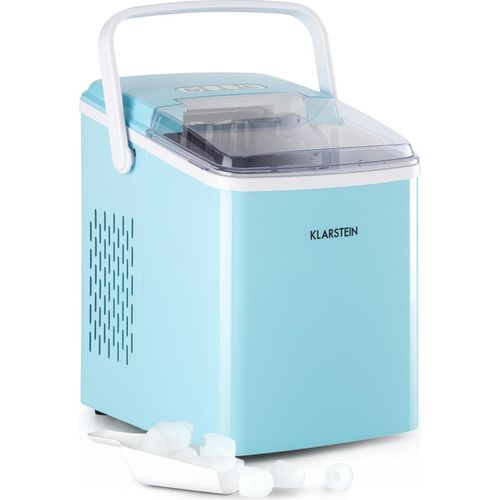 Klarstein Eiswürfelmaschine Klein, 2L Eiswürfelbereiter, Eiswürfelmaschine mit Touch Control, Mini-Eiswürfelmaschine für Große & Kleine Eiswürfel, Eiswürfelbereiter Selbstreinigend, 12kg/24h
