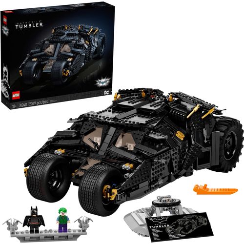 LEGO DC Batman Batmobile Tumbler, Modellauto zum Bauen, großes Set für Erwachsene mit Batman und Joker-Figuren, Sammlermodell zum Ausstellen als cooles Deko-Stück 76240