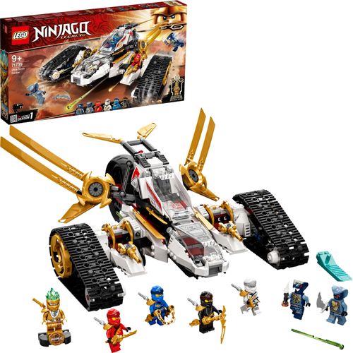 LEGO 71739 NINJAGO Ultraschall-Raider, Konstruktionsspielzeug Set für Jungen und Mädchen ab 9 Jahre mit Figuren
