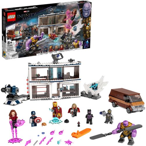 LEGO 76192 Marvel Super Heroes Avengers: Endgame - Letztes Duell Set, Spielzeug für Kinder ab 8 Jahren mit Superhelden Figuren