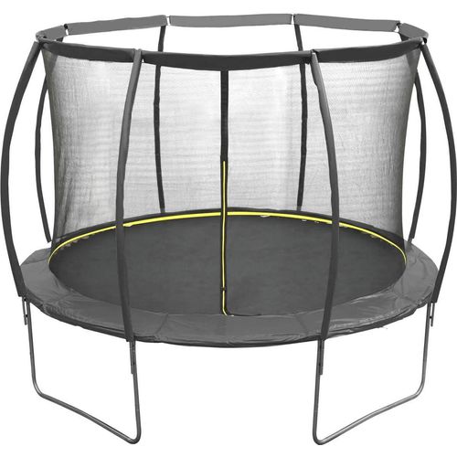 Garten Trampolin schwarz 305 cm 10 FT mit Sicherheitsnetz