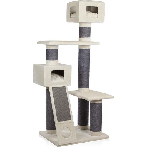 Kratzbaum Maine Coon 209 · beige · XXL mit Ø20 cm Sisalsäulen