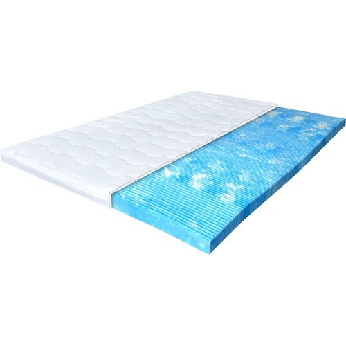 Topper 140x200cm Terra Med Gelschaum 7 Zonen 55kg/m²