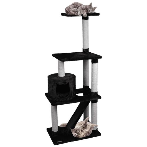 FLAMINGO Kratzbaum Forza Schwarz 60x40x151,5 cm