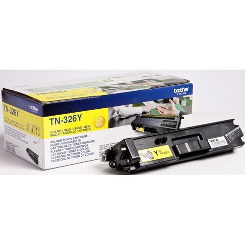 Toner Brother TN-326Y gelb (ca. 3500 Seiten) Packung mit 4 Stück