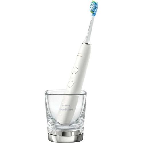 PHILIPS Sonicare Wiederaufladbare Zahnbrste Diamond Clean 4 Modi, Etui, Becherladegert, wei