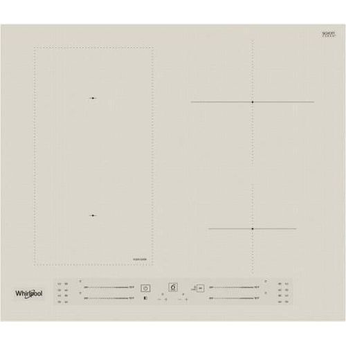 Whirlpool WLS2760BFS, Champagner, Integriert, 59 cm, Zonen-Induktionskochfeld, Glaskeramik, 4 Zone(n)