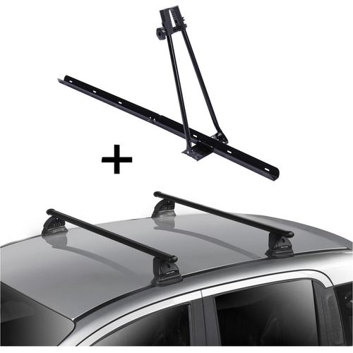 Fahrradträger ORION + Dachträger VDP EVO Stahl kompatibel mit Mitsubishi ASX (GA0) 5 Türer ab 2010