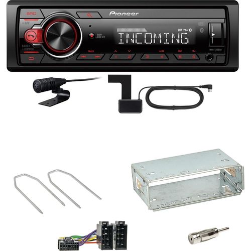 Pioneer MVH-330DAB Bluetooth Digitalradio Einbauset für Dacia Duster bis 2012