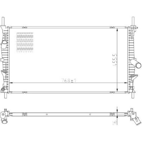 Kühler, Motorkühlung NRF 59293