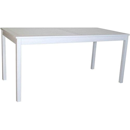 Gartentisch Allborg 165x80cm weiß gewischt