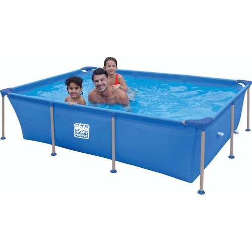 Happy People Stahlrahmenpool 258x179x66 cm