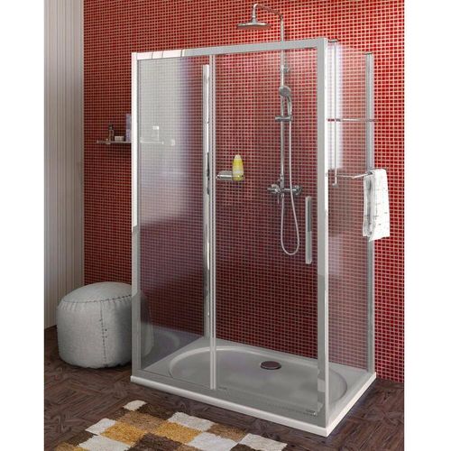 Lucis Line U-Duschkabine 1000x900x900mm L/R Variante