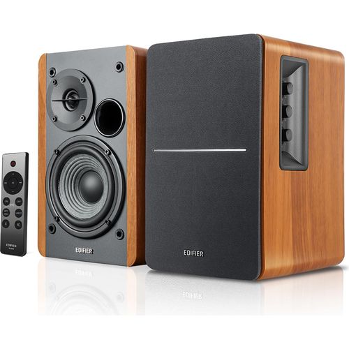 Edifier R1280DBs 2.0 Bluetooth Regallautsprecher – 42W RMS, Subwoofer-Ausgang, optischer Eingang, Holzdesign