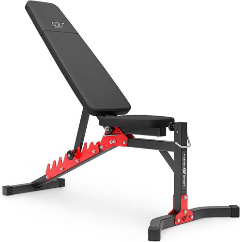 Marbo Sport - Verstellbare Hantelbank - Trainingsbank MH-L115 Schwarz