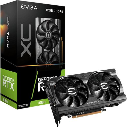 EVGA GeForce RTX 3060 XC GAMING, GeForce RTX 3060, 12 GB, GDDR6, 192 Bit, 7680 x 4320 Pixel, PCI Express 4.0