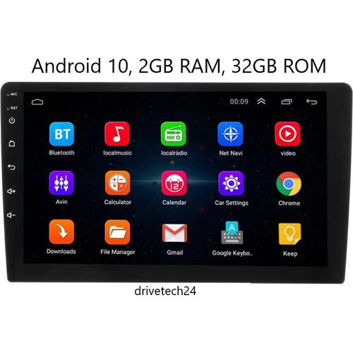 9 Zoll Android 10 Universal Autoradio 2 Din Stereo GPS Navigation 2G RAM + 32G