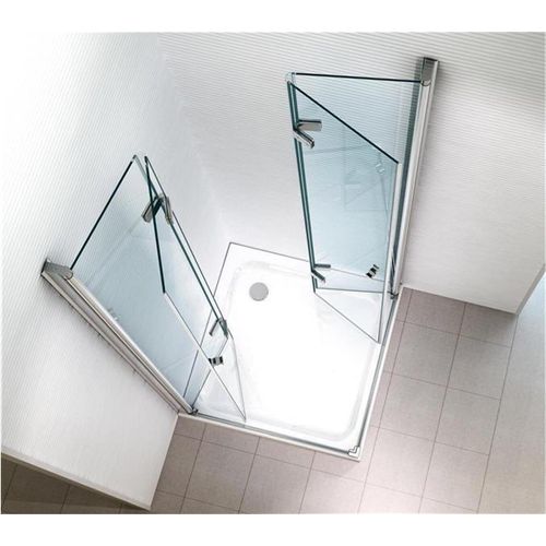 Glaszentrum Hagen - 80x80x180cm - Hera Duschkabine Dusche Duschabtrennung - 8mm - ESG Glas