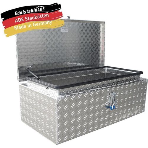 ADE Dachbox Alu Riffelblech 800 x 400 x 300 mm, Staukasten, Staubox, Pickup Box