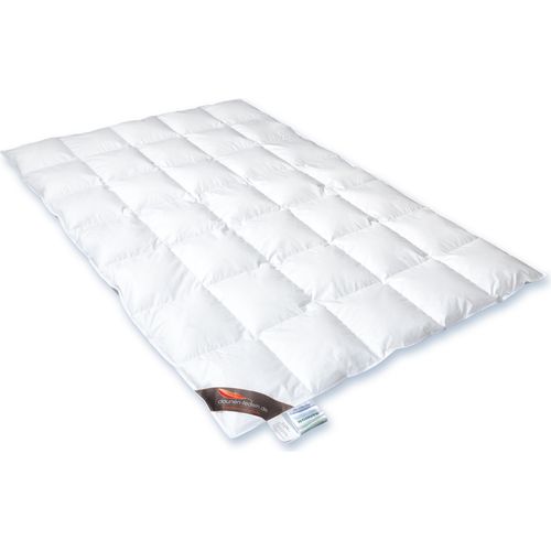 Kassetten-Bett 5x7 Sommerdaunendecke - 155x220 100% Daunen