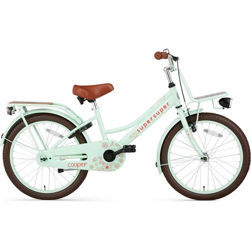 SuperSuper Cooper Bamboo Kinderfahrrad - 20 Zoll - Pistaziengrün