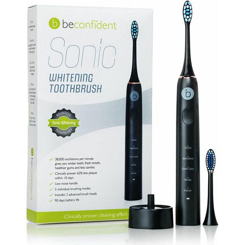 Beconfident Sonic Electric Whitening Zahnbürste Schwarz-Roségold