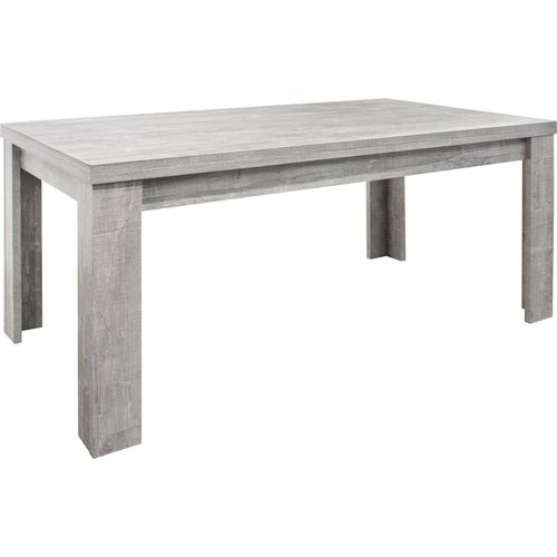 Esstisch ausziehbar Eddy 160 x 90 x 78 Esszimmertisch Beton 13782-160260