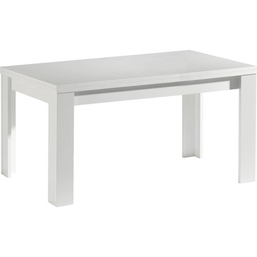 Esstisch ausziehbar Eddy 180 x 90 x 78 Esszimmertisch Weiß Matt 13785-180280